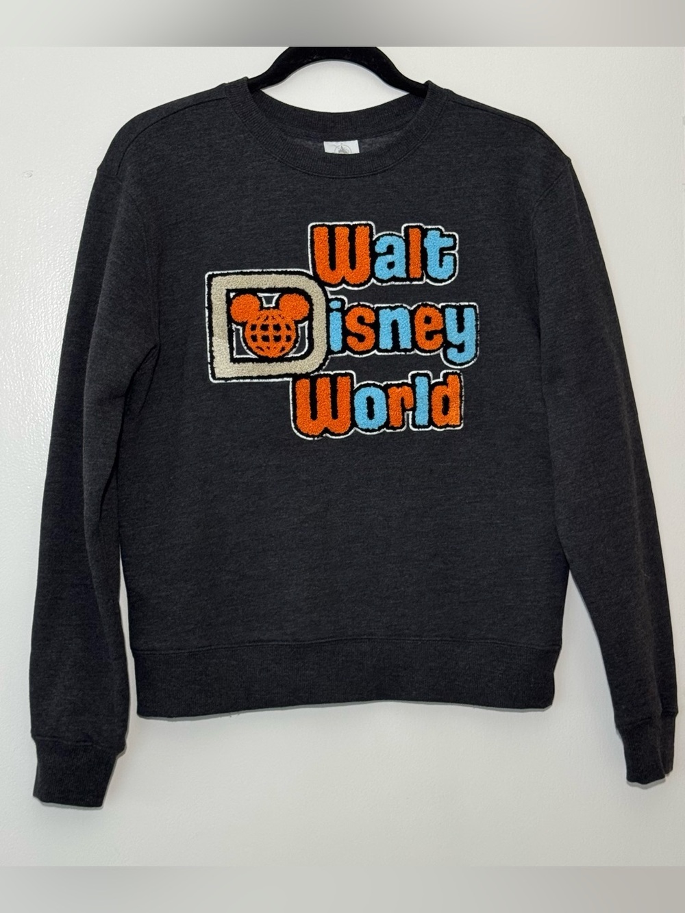 XS Walt Disney World Fleece Crewneck Pullover Sweatshirt EUC